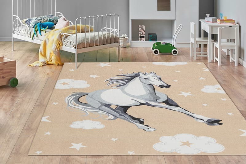Play Barneteppe 80x150 cm - Beige - Tekstiler - Barnetekstiler - Barnetepper