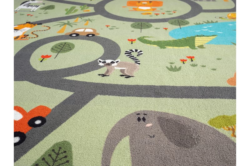 Play Barnematte 140x200 cm - Grønn - Tekstiler - Barnetekstiler - Barnetepper