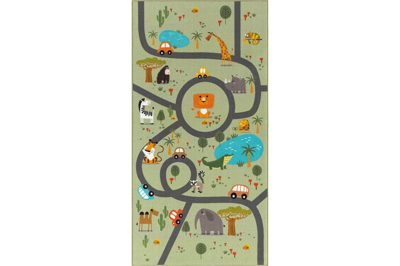 Play Barneteppe 80x150 cm - Grønn - Tekstiler - Barnetekstiler - Barnetepper