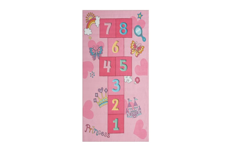 Play Barneteppe 80x150 cm - Rosa - Tekstiler - Barnetekstiler - Barnetepper