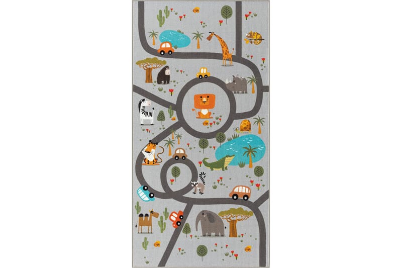 Play Barneteppe 80x150 cm - Grå - Tekstiler - Barnetekstiler - Barnetepper