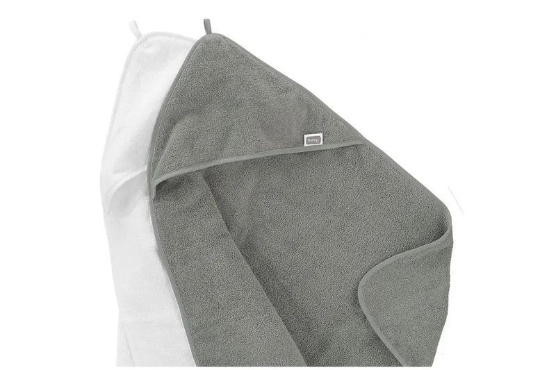 Babycape Grunnleggende 75 x 75 cm 2-pack Grå - Tekstiler - Barnetekstiler