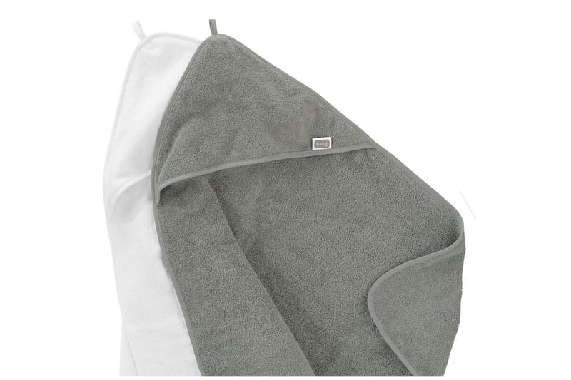 Babycape Grunnleggende 75 x 75 cm 2-pack Grå - Tekstiler - Barnetekstiler