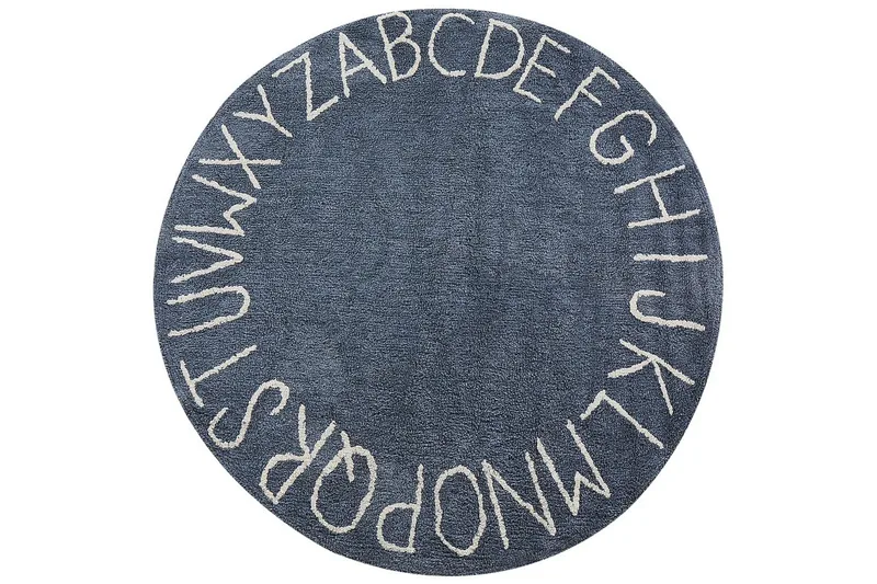 Barnematte Vurgun, Blå, Hvit