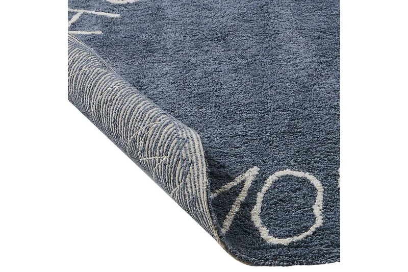 Barnematte Vurgun - Blå, Hvit - Tekstiler - Barnetekstiler - Barnetepper