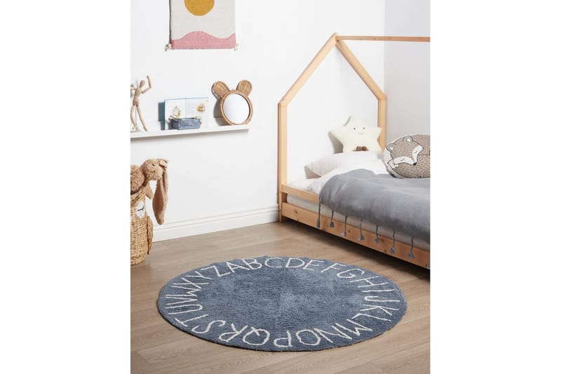Barnematte Vurgun - Blå, Hvit - Tekstiler - Barnetekstiler - Barnetepper
