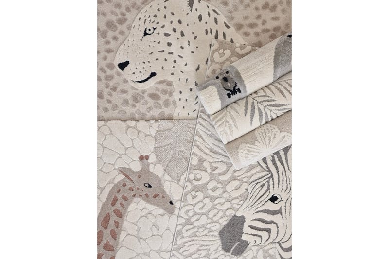 Genova Giraff Barneteppe 120x170 cm Rektangulær - Creme - Tekstiler - Barnetekstiler - Barnetepper