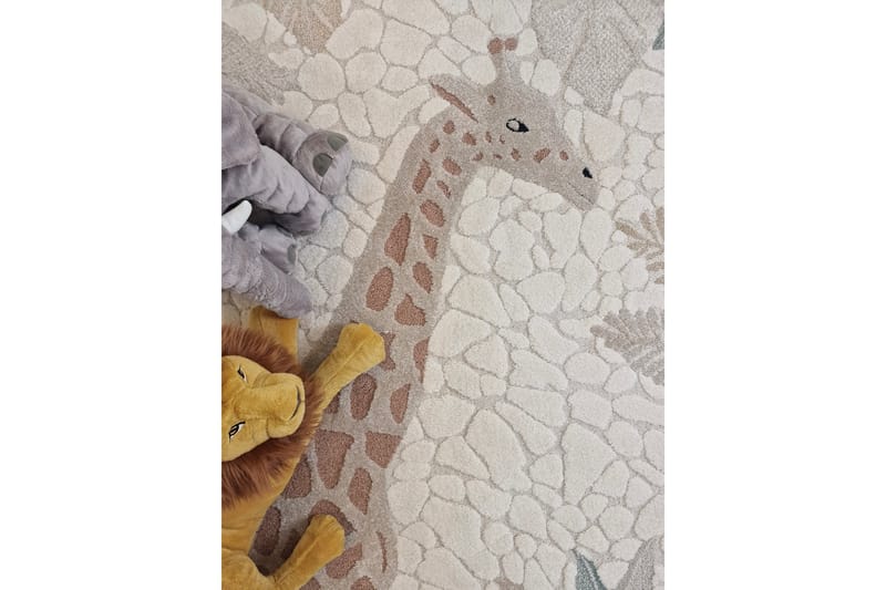 Genova Giraff Barneteppe 120x170 cm Rektangulær - Creme - Tekstiler - Barnetekstiler - Barnetepper