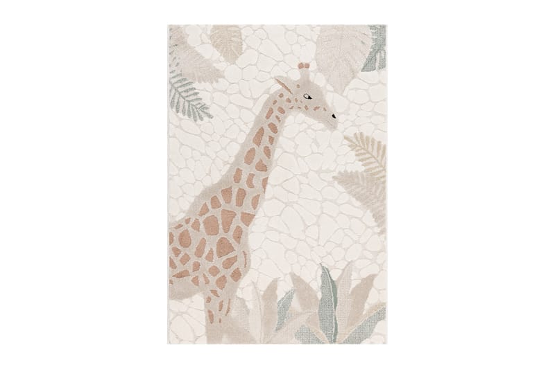 Genova Giraff Barneteppe 140x200 cm Rektangulær - Creme - Tekstiler - Barnetekstiler - Barnetepper
