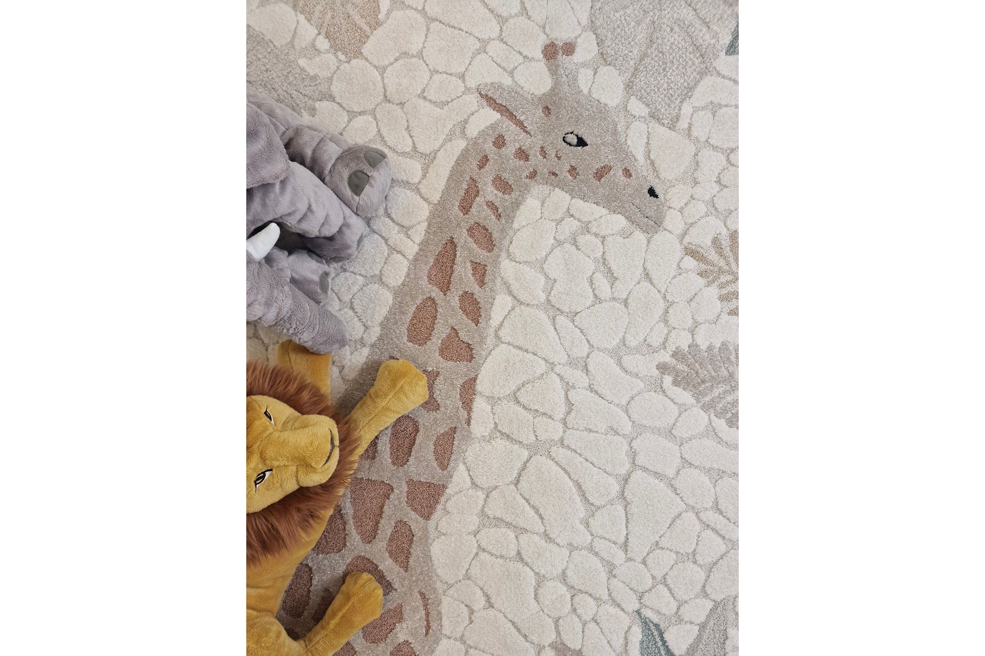 Genova Giraff Barneteppe 140x200 cm Rektangulær - Creme - Tekstiler - Barnetekstiler - Barnetepper