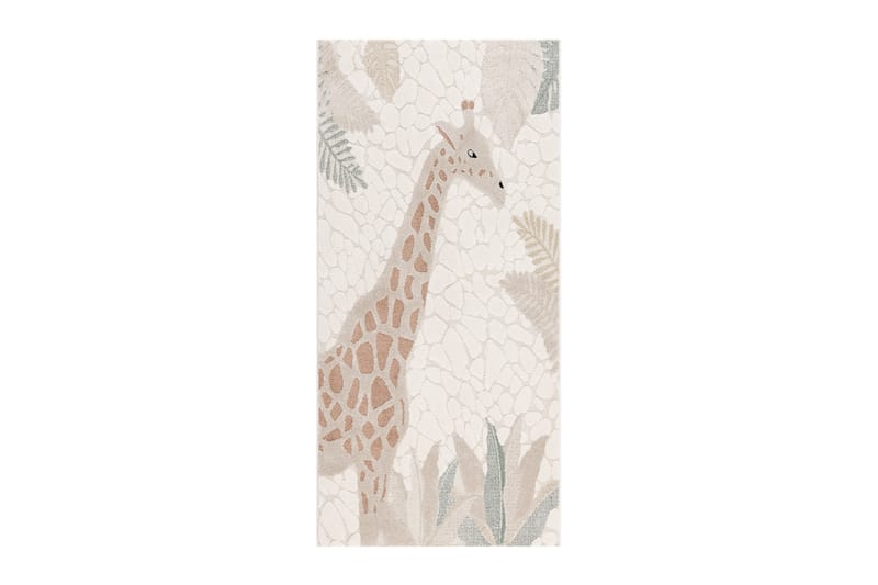 Genova Giraff Barneteppe 80x150 cm Rektangulær - Creme - Tekstiler - Barnetekstiler - Barnetepper