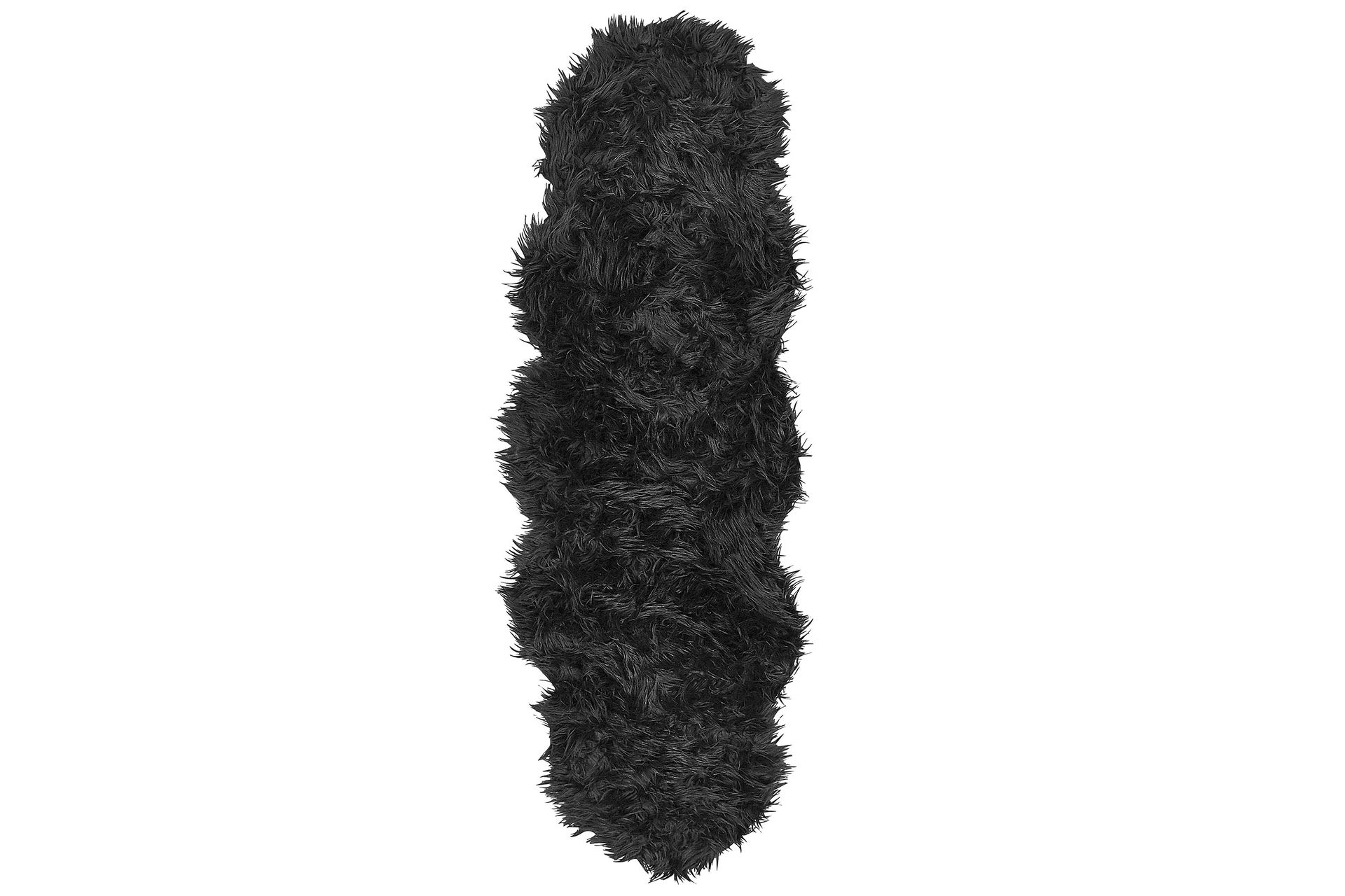 Mamungari Saueskinn 60x180 cm - Svart - Tekstiler - Barnetekstiler - Barnetepper