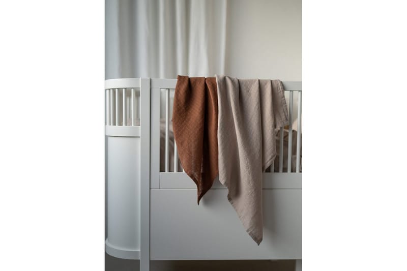 Muslinwrap 2-pakning - Sand/Tobakk (70 x 70 cm) - Tekstiler - Barnetekstiler