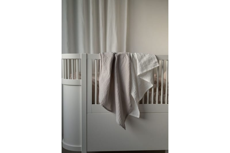 Muslinwrap 2-pack Grå 110 x 110 cm - 110 x 110 cm - Tekstiler - Pute & pledd - Tepper & pledd
