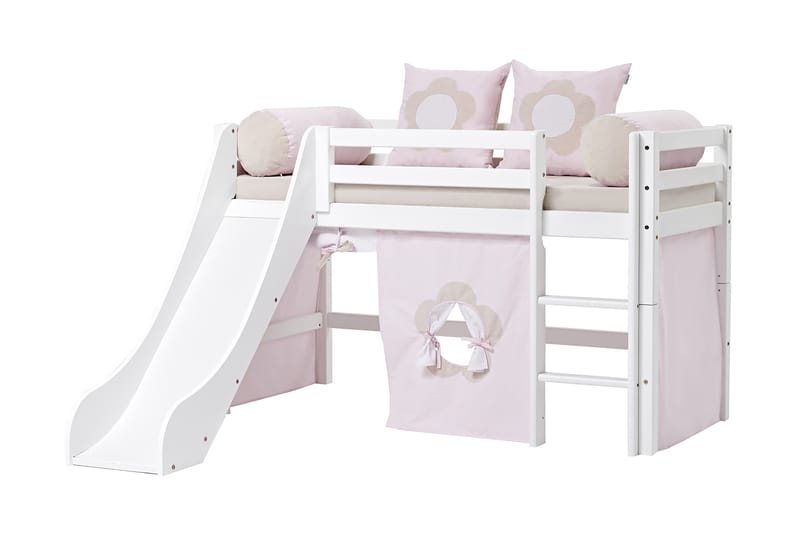 Hoppekids Putesett Fairytale Flower - Lyserosa - Tekstiler - Barnetekstiler - Pyntepute barn