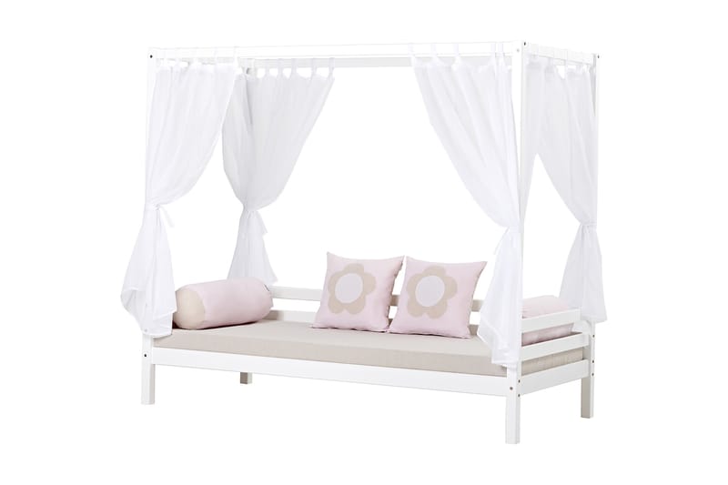 Hoppekids Putesett Fairytale Flower - Lyserosa - Tekstiler - Barnetekstiler - Pyntepute barn
