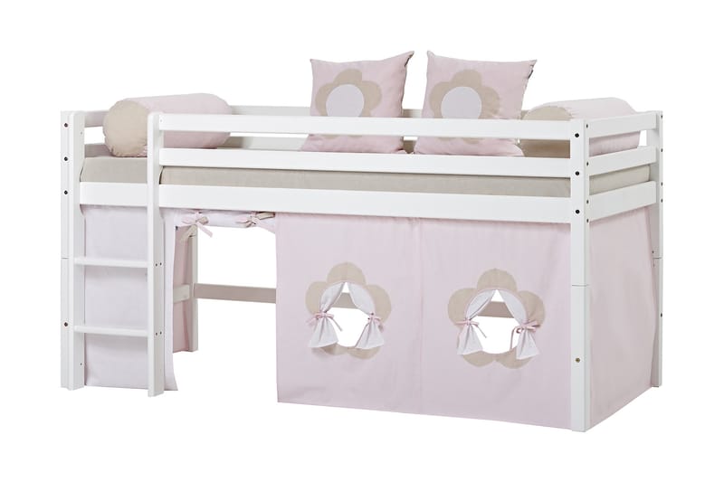 Hoppekids Putesett Fairytale Flower - Lyserosa - Tekstiler - Barnetekstiler - Pyntepute barn