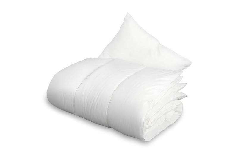 Barndyne med pute Sprinkelseng Basic 100x130 cm, Hvit