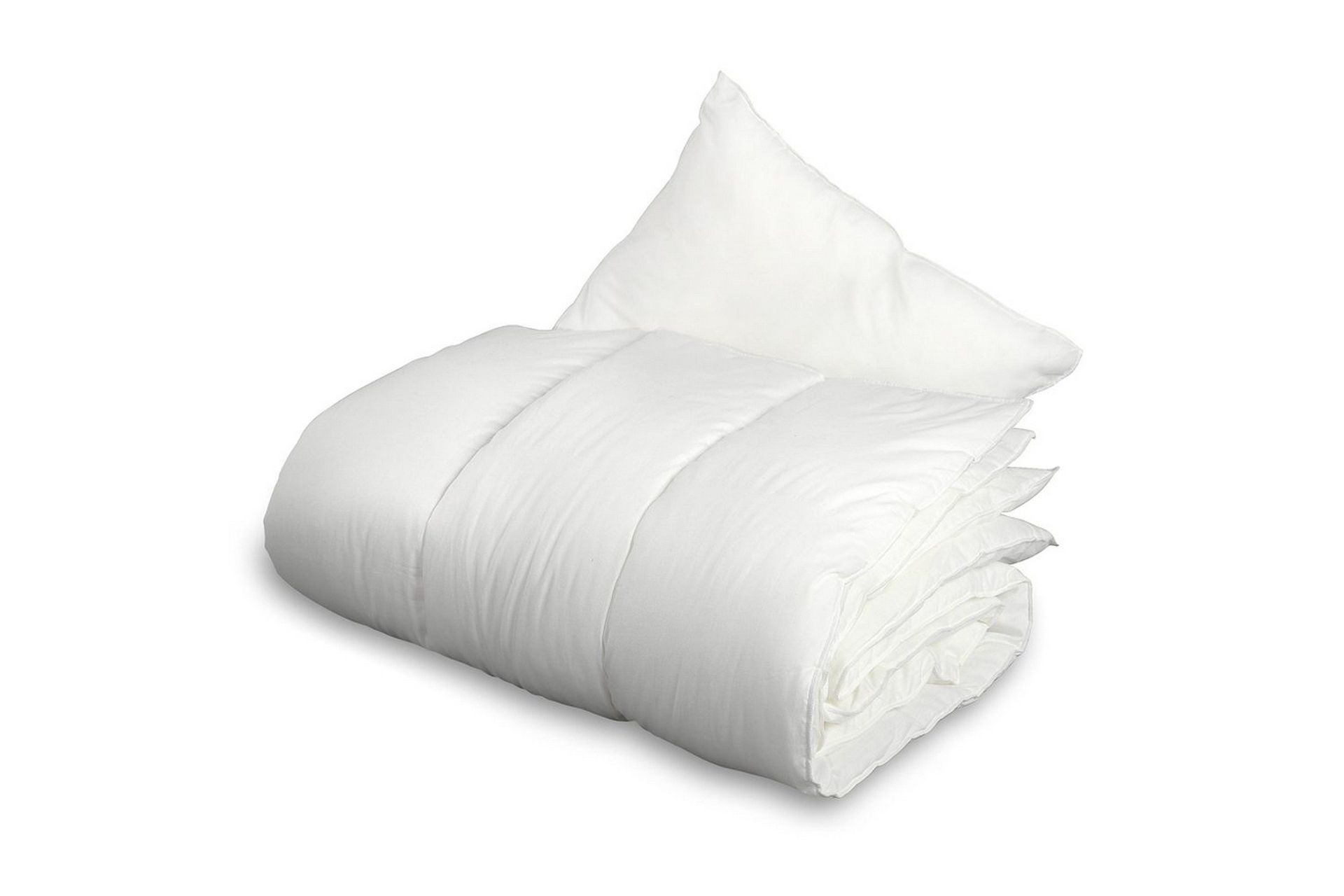 Barnedyne med pute barnevogn/vugge Basic 70x80 cm - Hvit