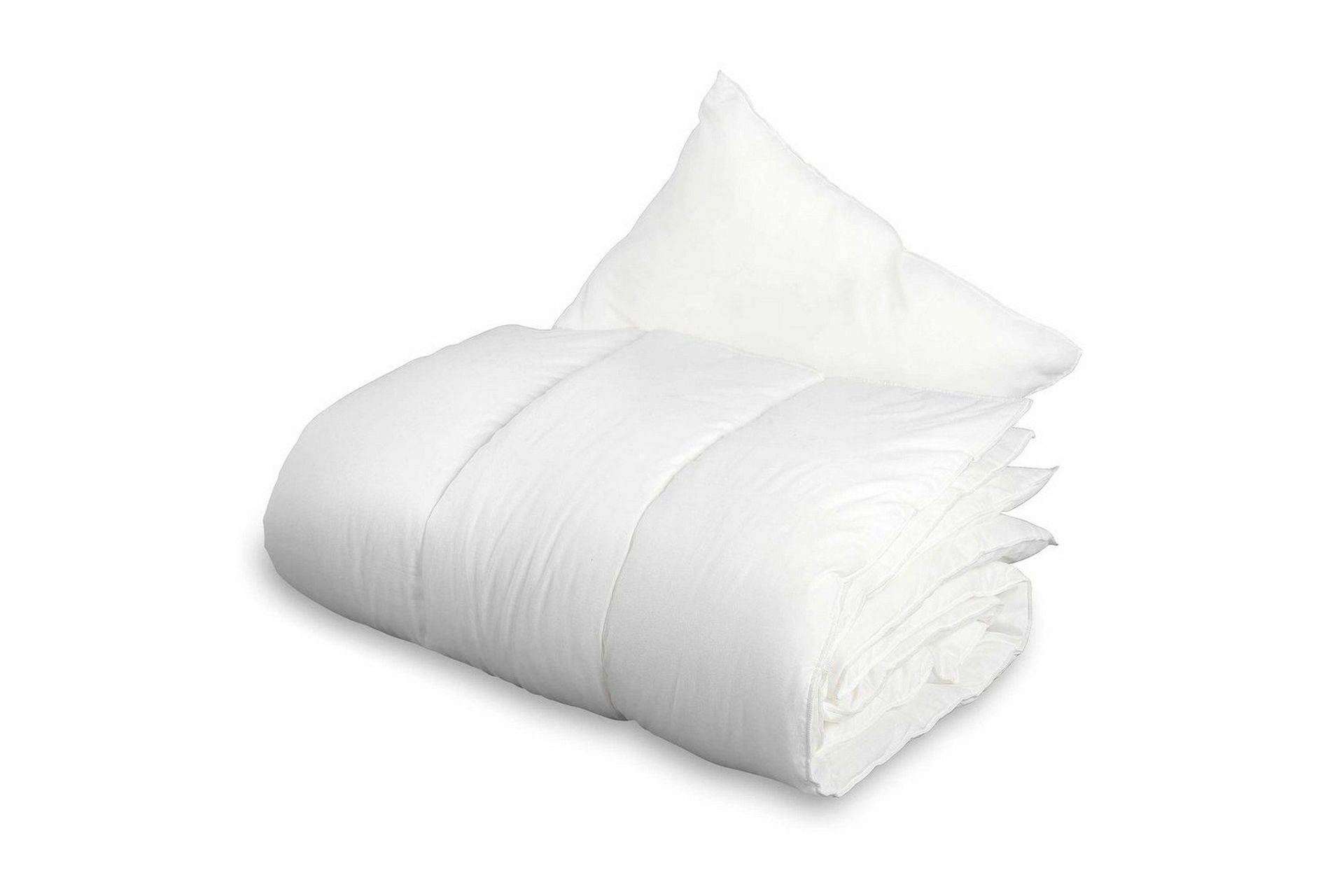 Barnedyne med pute sprinkelseng Basic 100x130 cm - Hvit