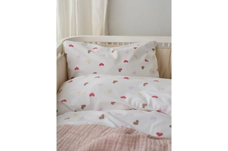 Dynetrekksett til Sprinkelseng 2-Delers Hjärttrud - beige - Tekstiler - Sengetøy - Dyne