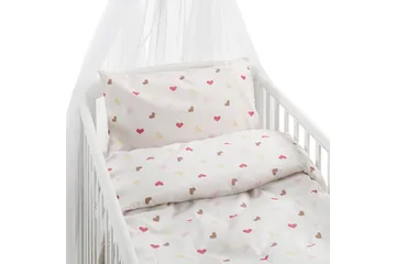 Dynetrekksett til Sprinkelseng 2-Delers Hjärttrud