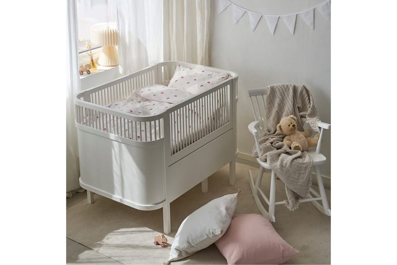 Dynetrekksett til Sprinkelseng 2-Delers Hjärttrud - beige - Tekstiler - Sengetøy - Sengetøysett & dynetrekksett - Sengesett enkeltseng