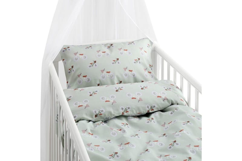 Dynetrekksett til Sprinkelseng 2-Delers Plingeling Grønn - Grønn - Tekstiler - Sengetøy - Dyne