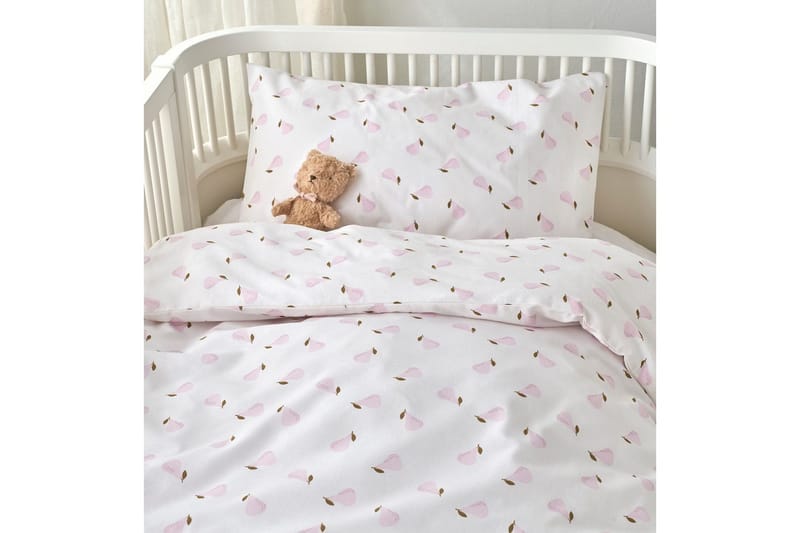 Dynetrekksett til Sprinkelseng 2-Delers Pære Rosa - Rosa - Tekstiler - Sengetøy - Dyne