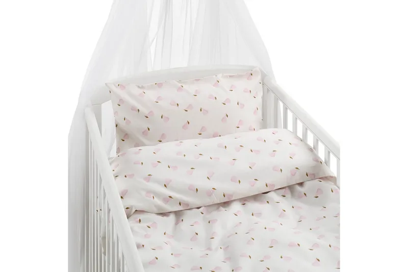 Dynetrekksett til Sprinkelseng 2-Delers Pære Rosa, Rosa