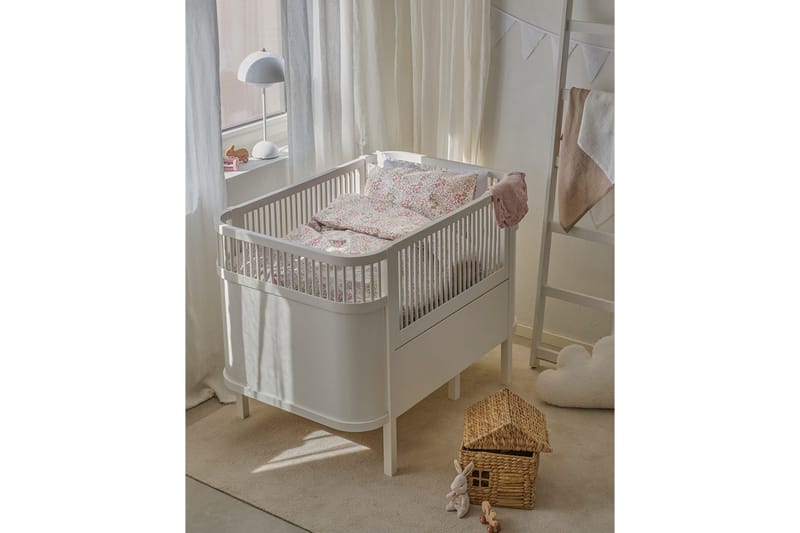 Dynetrekksett til Sprinkelseng 2-Dels Floret Sand - Brun - Tekstiler - Barnetekstiler - Sengetøy til barn - Sengesett barn