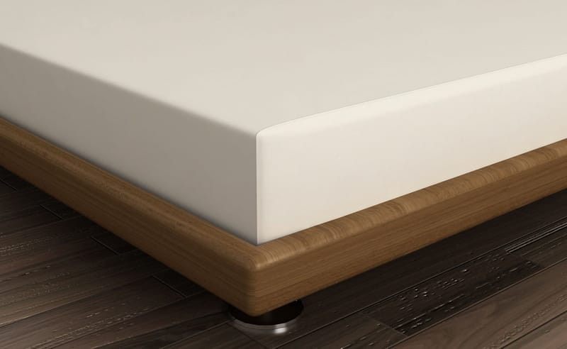 Cream formsyd laken 140x190 cm - Krem - Tekstiler - Barnetekstiler - Sengetøy til barn - Sprinkelseng sengetøy - Laken sprinkelseng