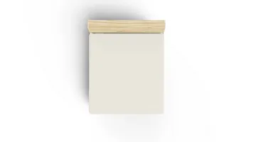 Cream formsyd laken 140x200 cm - Krem - Tekstiler - Barnetekstiler - Sengetøy til barn - Sprinkelseng sengetøy - Laken sprinkelseng