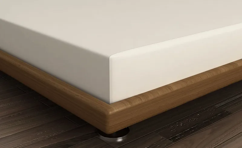 Cream formsyd laken 140x200 cm - Krem - Tekstiler - Barnetekstiler - Sengetøy til barn - Sprinkelseng sengetøy - Laken sprinkelseng