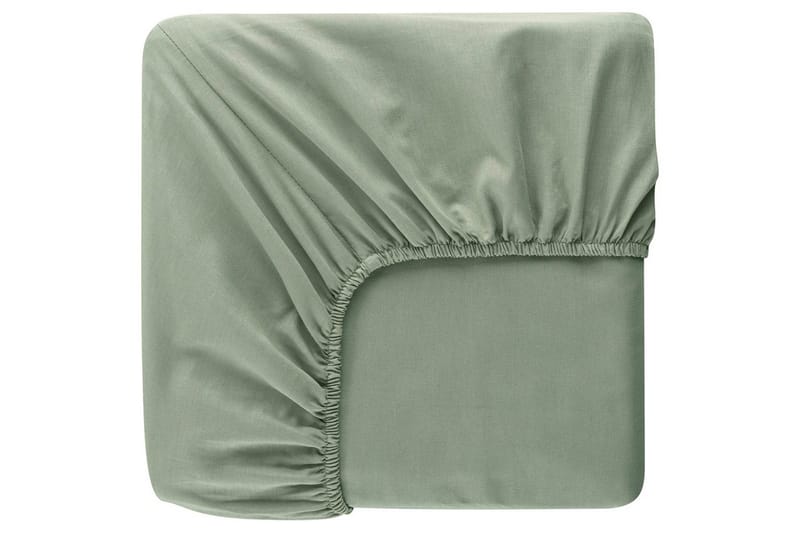 Laken med strikk Borganäs of Sweden, 160 x 200 cm, Grønn