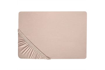 Laken med strikk Hofuf Beige, 140x200 cm