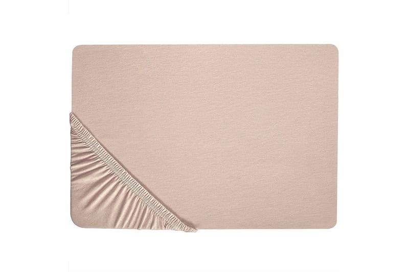 Laken med strikk Hofuf Beige, 180x200 cm - Beige, 180x200 cm - Tekstiler - Sengetøy - Laken - Dra på laken