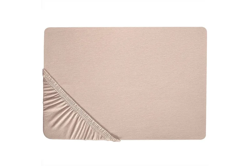 Laken med strikk Hofuf Beige, 180x200 cm - Beige, 180x200 cm - Tekstiler - Sengetøy - Laken - Dra på laken