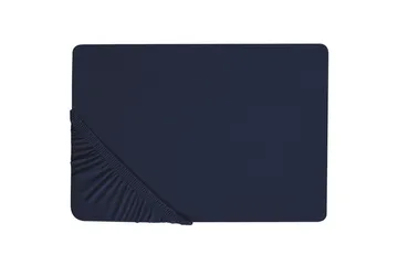 Laken med strikk Hofuf Blå, 200x200 cm