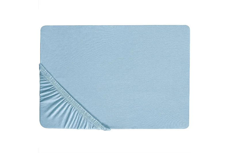 Laken med strikk Hofuf Blå, 90x200 cm - Blå, 90x200 cm - Tekstiler - Sengetøy - Laken - Dra på laken