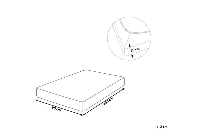 Laken med strikk Hofuf Blå, 90x200 cm - Blå, 90x200 cm - Tekstiler - Sengetøy - Laken - Dra på laken