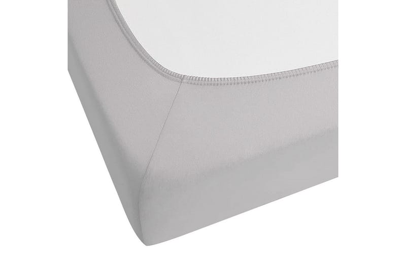 Laken med strikk Hofuf Grå, 90x200 cm - Grå, 90x200 cm - Tekstiler - Sengetøy - Laken - Dra på laken