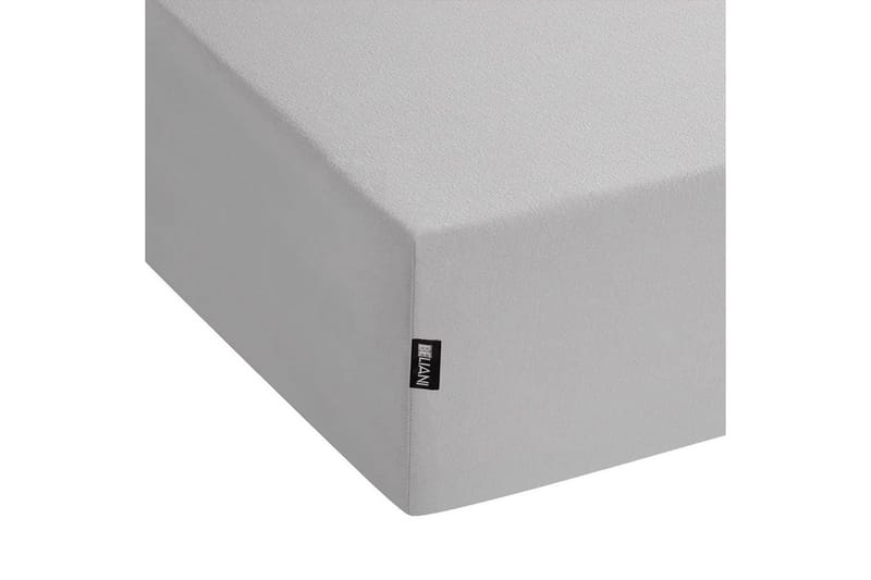 Laken med strikk Hofuf Grå, 90x200 cm - Grå, 90x200 cm - Tekstiler - Sengetøy - Laken - Dra på laken