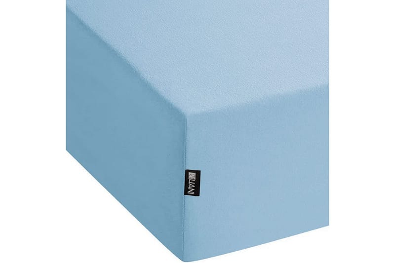 Laken med strikk Hofuf Lys blå, 180x200 cm - Lys blå, 180x200 cm - Tekstiler - Sengetøy - Laken - Dra på laken