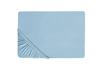 Laken med strikk Hofuf Lys blå, 200x200 cm