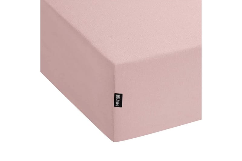 Laken med strikk Hofuf Rosa, 160x200 cm - Rosa, 160x200 cm - Tekstiler - Sengetøy - Laken - Dra på laken