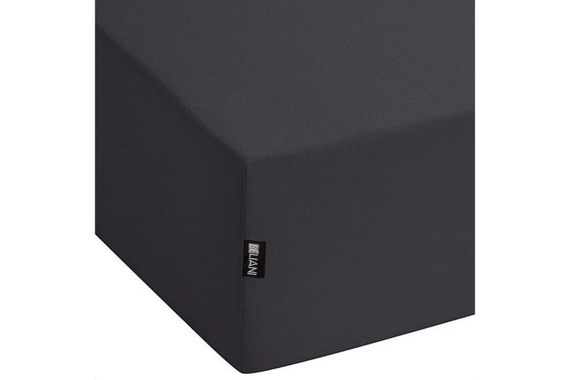 Laken med strikk Hofuf Svart, 140x200 cm - Svart, 140x200 cm - Tekstiler - Sengetøy - Laken - Dra på laken