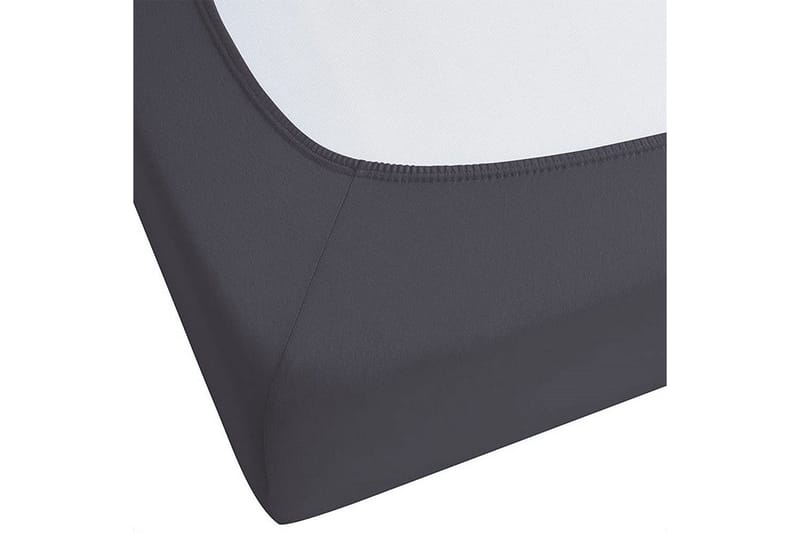 Laken med strikk Hofuf Svart, 90x200 cm - Svart, 90x200 cm - Tekstiler - Sengetøy - Laken - Dra på laken