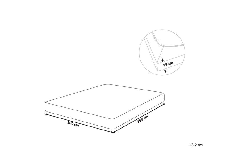 Laken med strikk Hofuf Turkis, 200x200 cm - Turkis, 200x200 cm - Tekstiler - Sengetøy - Laken - Dra på laken