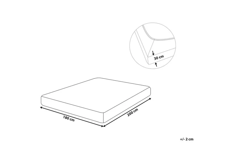 Laken med strikk Janbu Korall, 180x200 cm - Korall, 180x200 cm - Tekstiler - Sengetøy - Laken - Dra på laken